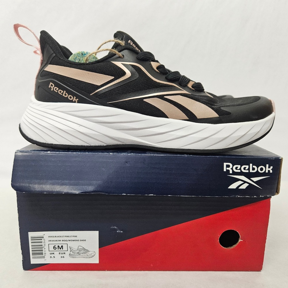 Reebok Verse Athletic Sneakers 30283W Black Light‎ Pink Women's Size 6